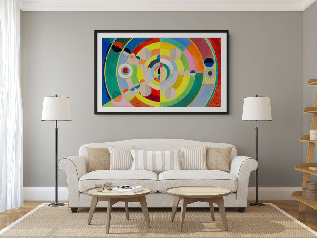 Fenêtres ouvertes simultanément - Robert Delaunay - Toile premium 430g (qualité galerie)