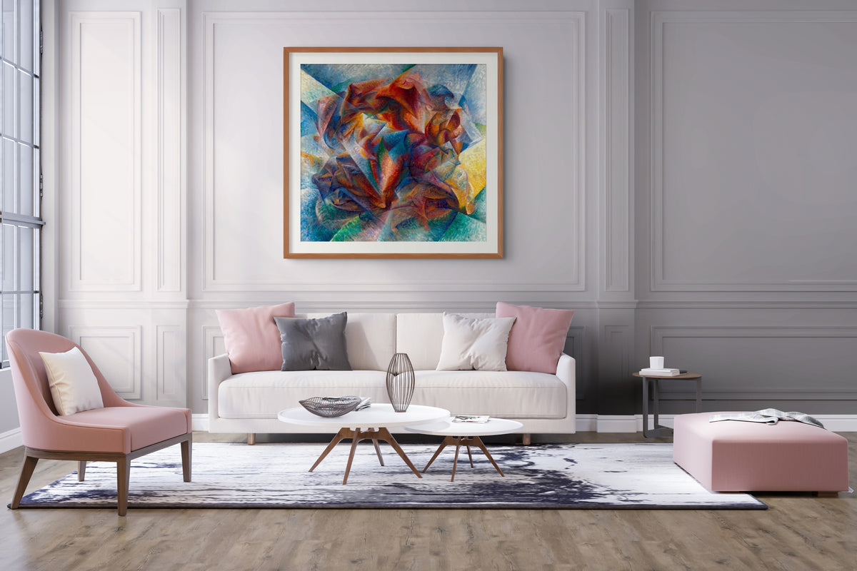 Le buveur - Umberto Boccioni - Toile premium 430g (qualité galerie)