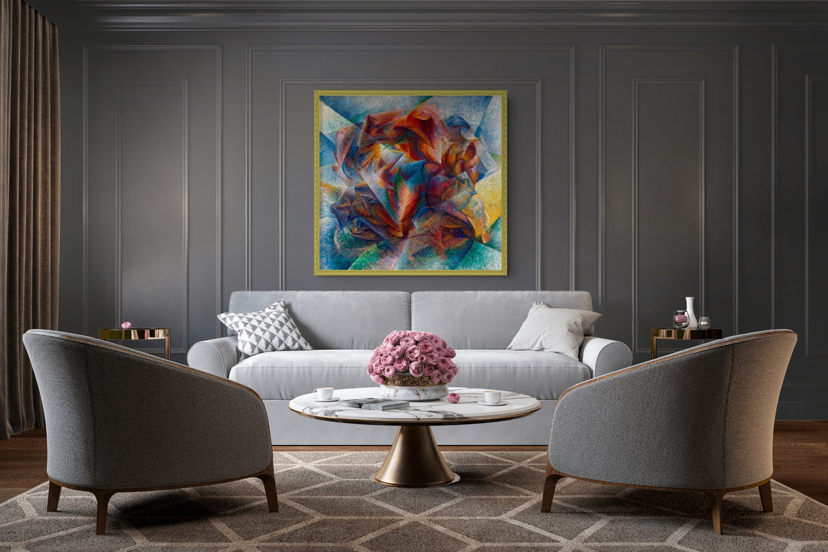 Le buveur - Umberto Boccioni - Toile premium 430g (qualité galerie)