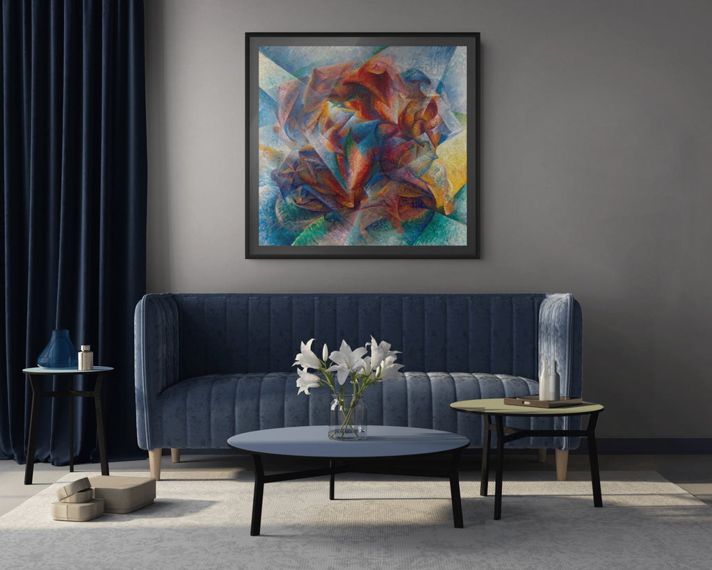 Le buveur - Umberto Boccioni - Toile premium 430g (qualité galerie)