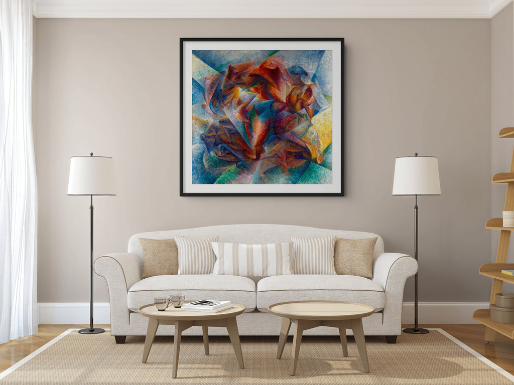Le buveur - Umberto Boccioni - Toile premium 430g (qualité galerie)
