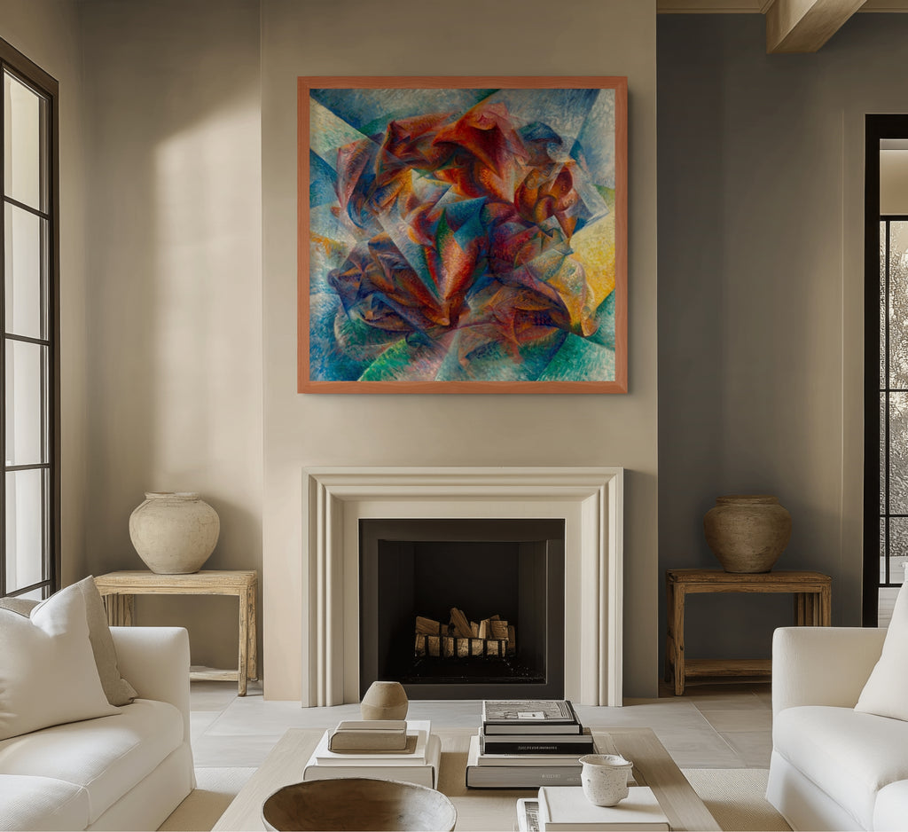 Le buveur - Umberto Boccioni - Toile premium 430g (qualité galerie)