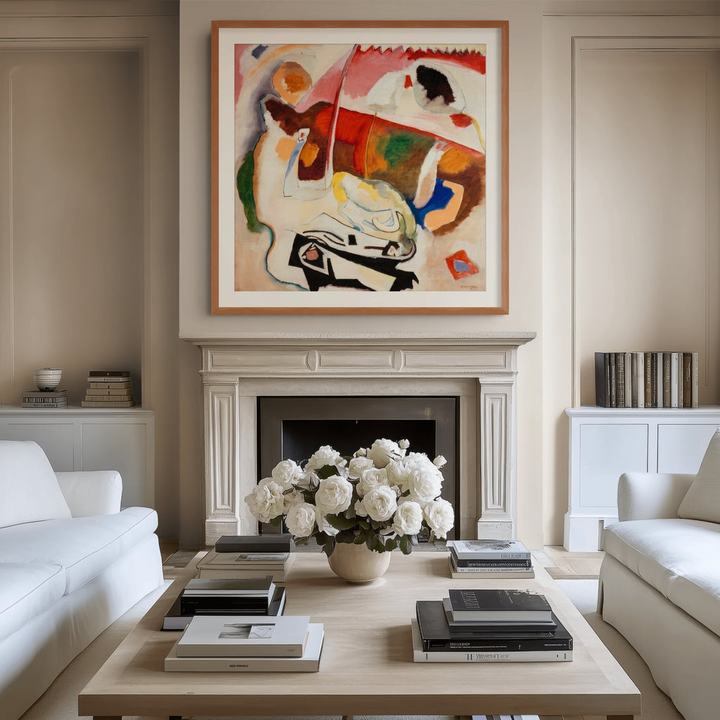 Couple on Horseback - Wassily Kandinsky - Premium 430g canvas (gallery quality)
