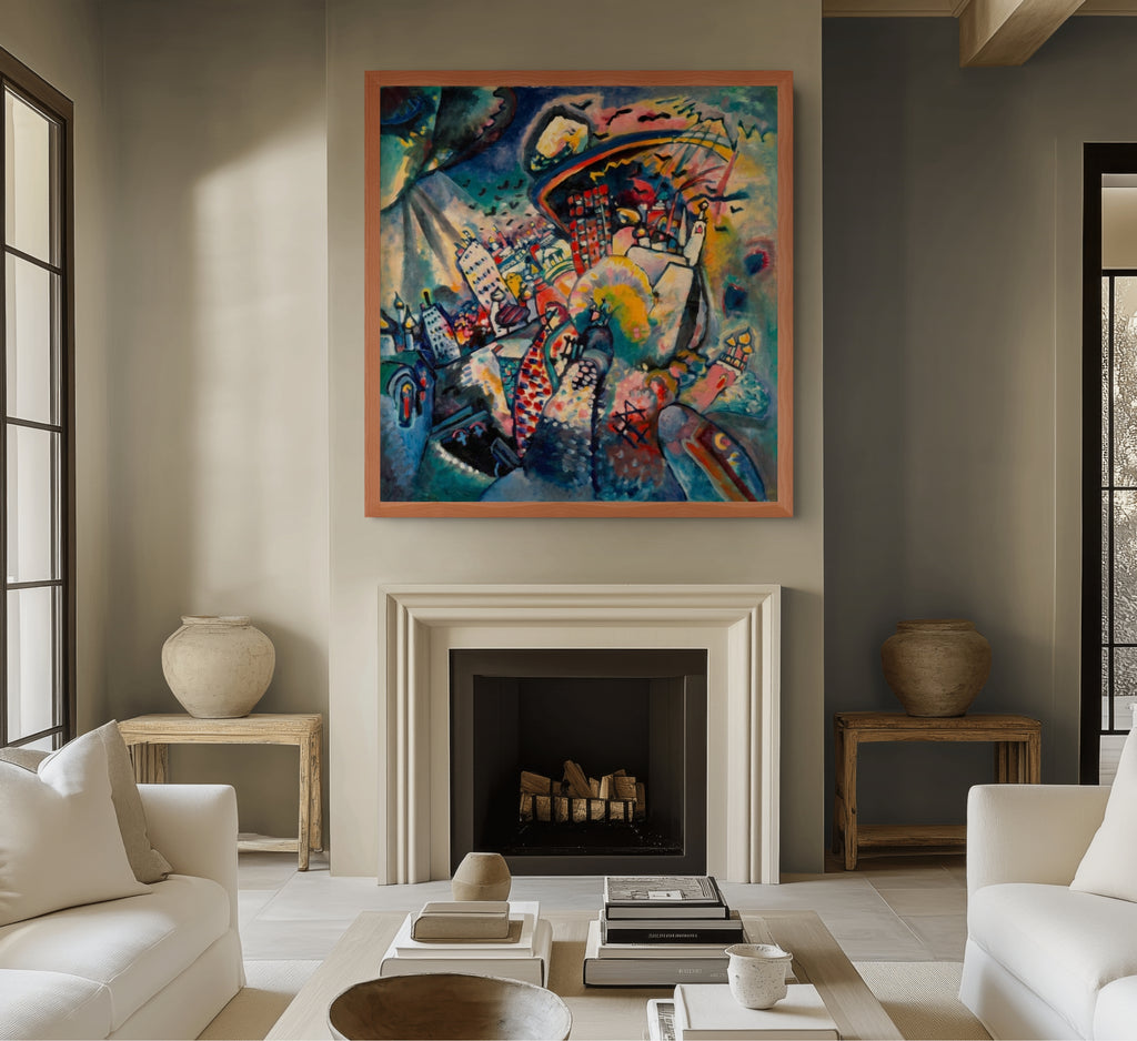 Couple on Horseback - Wassily Kandinsky - Premium 430g canvas (gallery quality)