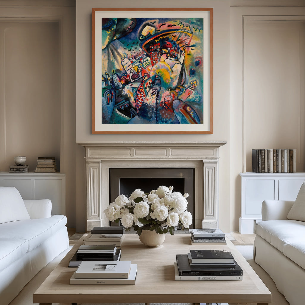 Couple on Horseback - Wassily Kandinsky - Premium 430g canvas (gallery quality)