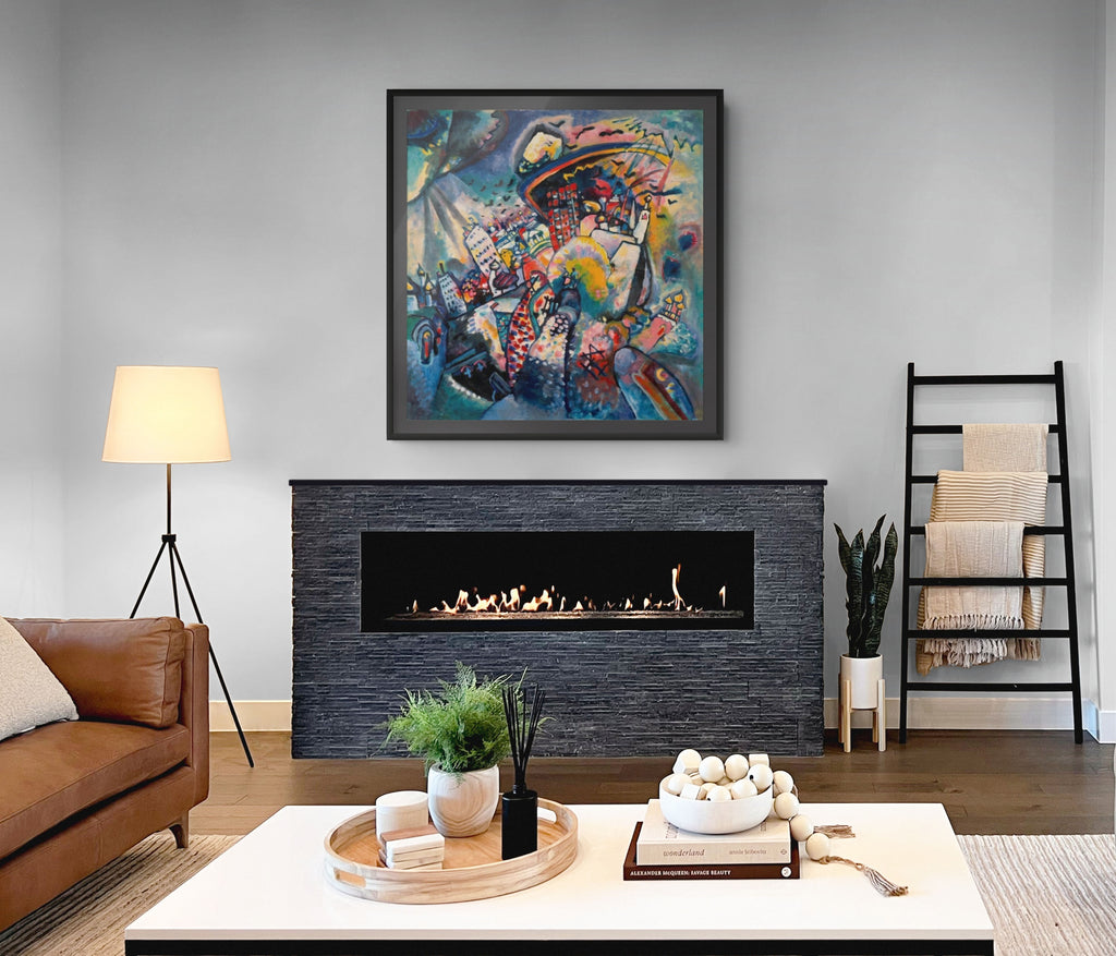 Couple on Horseback - Wassily Kandinsky - Premium 430g canvas (gallery quality)