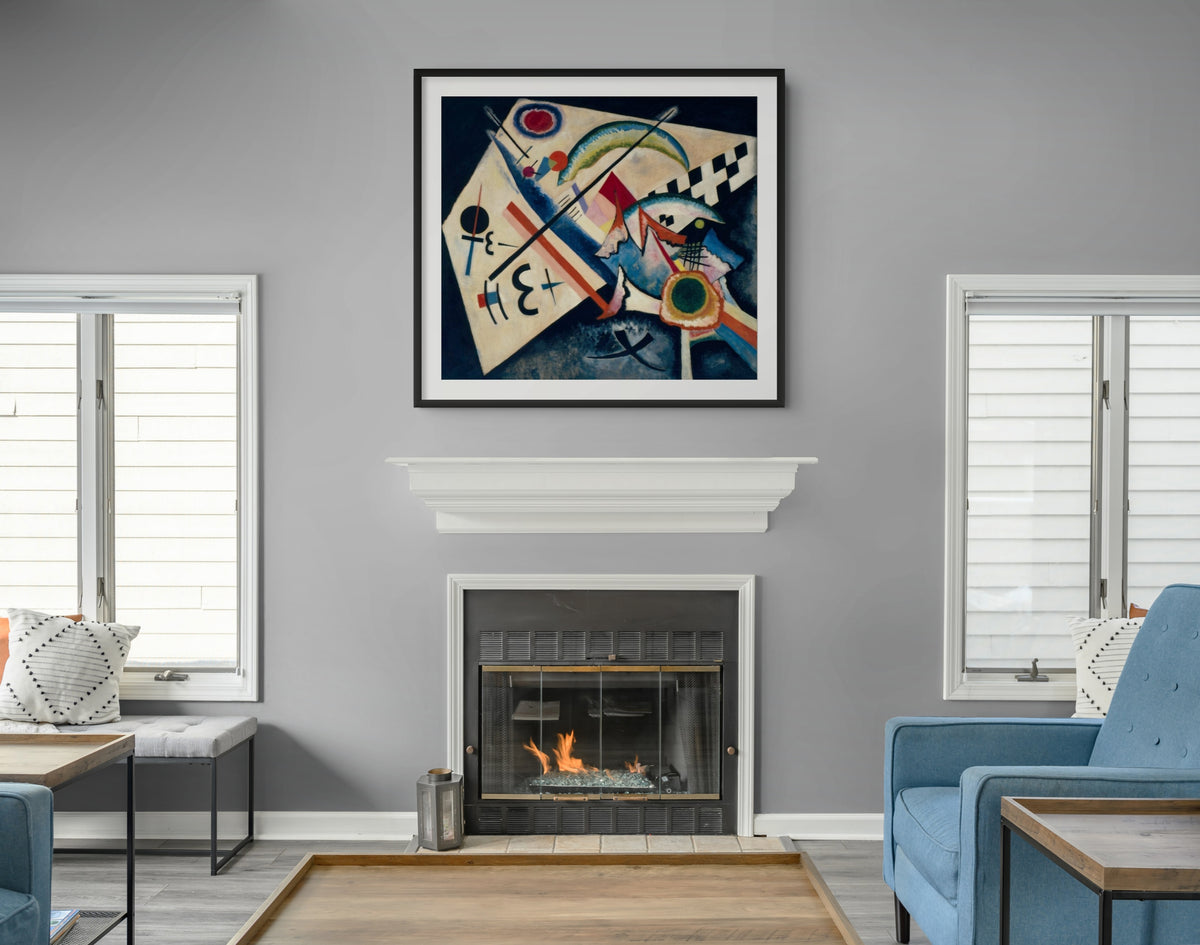 Couple on Horseback - Wassily Kandinsky - Premium 430g canvas (gallery quality)