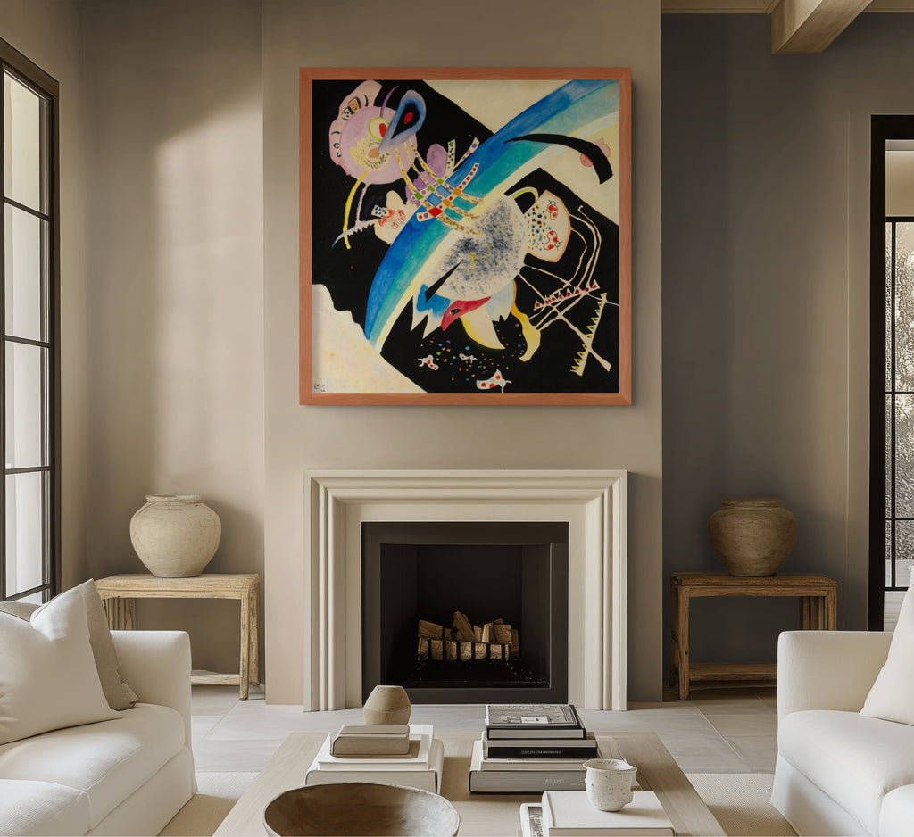 Couple on Horseback - Wassily Kandinsky - Premium 430g canvas (gallery quality)