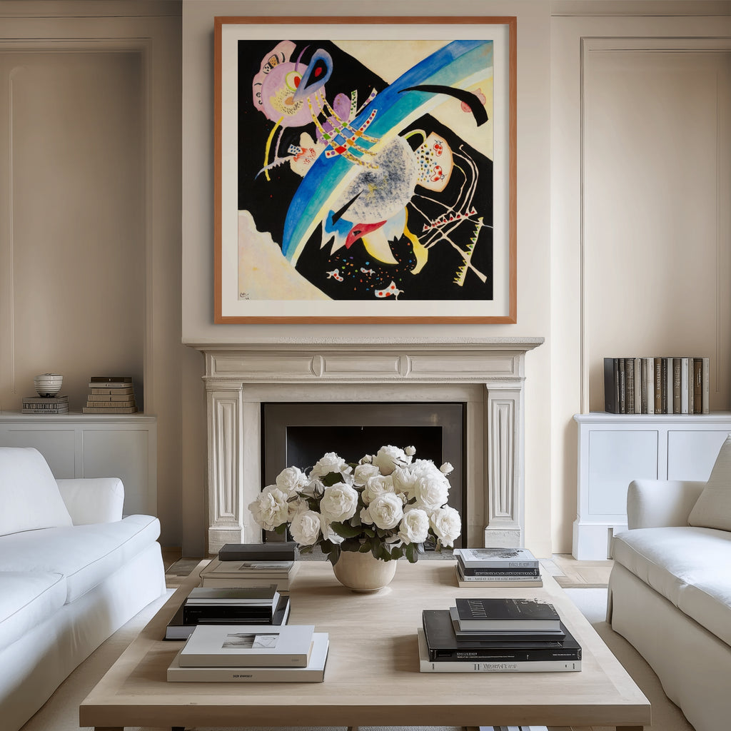 Couple on Horseback - Wassily Kandinsky - Premium 430g canvas (gallery quality)