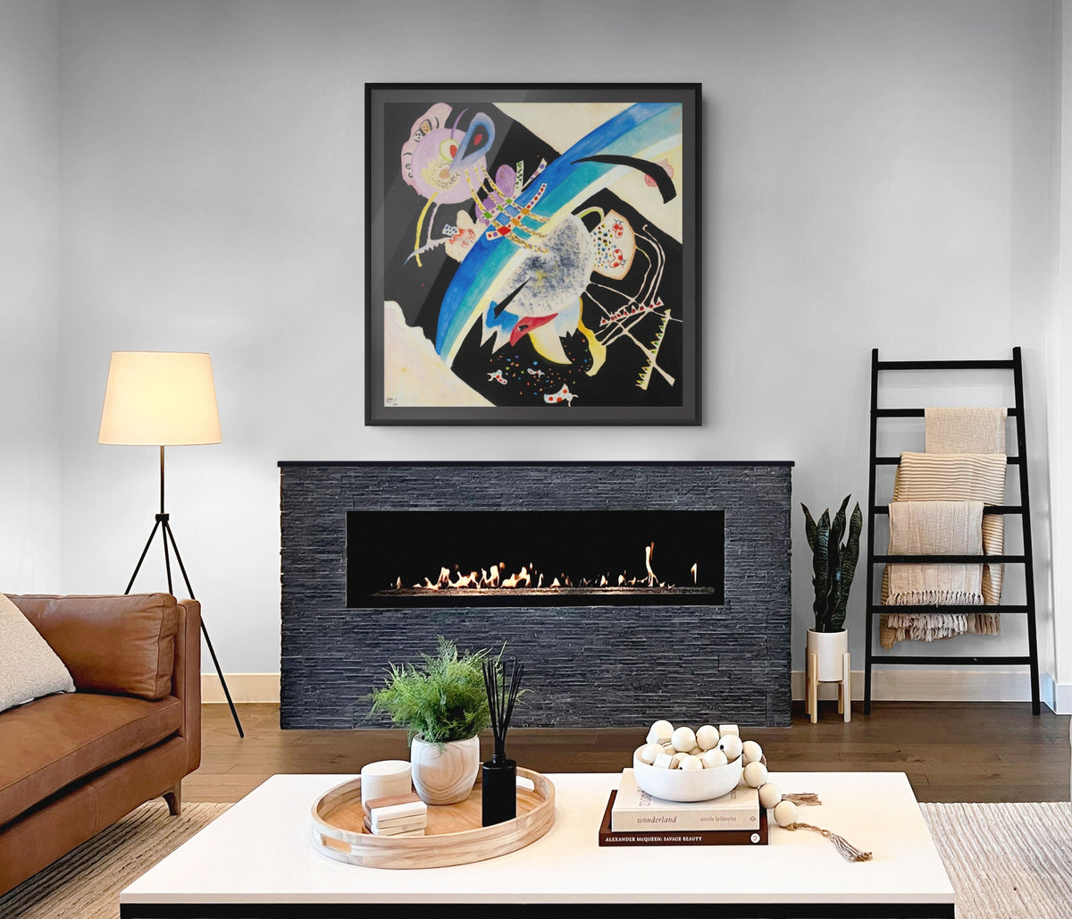 Couple à cheval - Vassily Kandinsky - Toile premium 430g (qualité galerie)