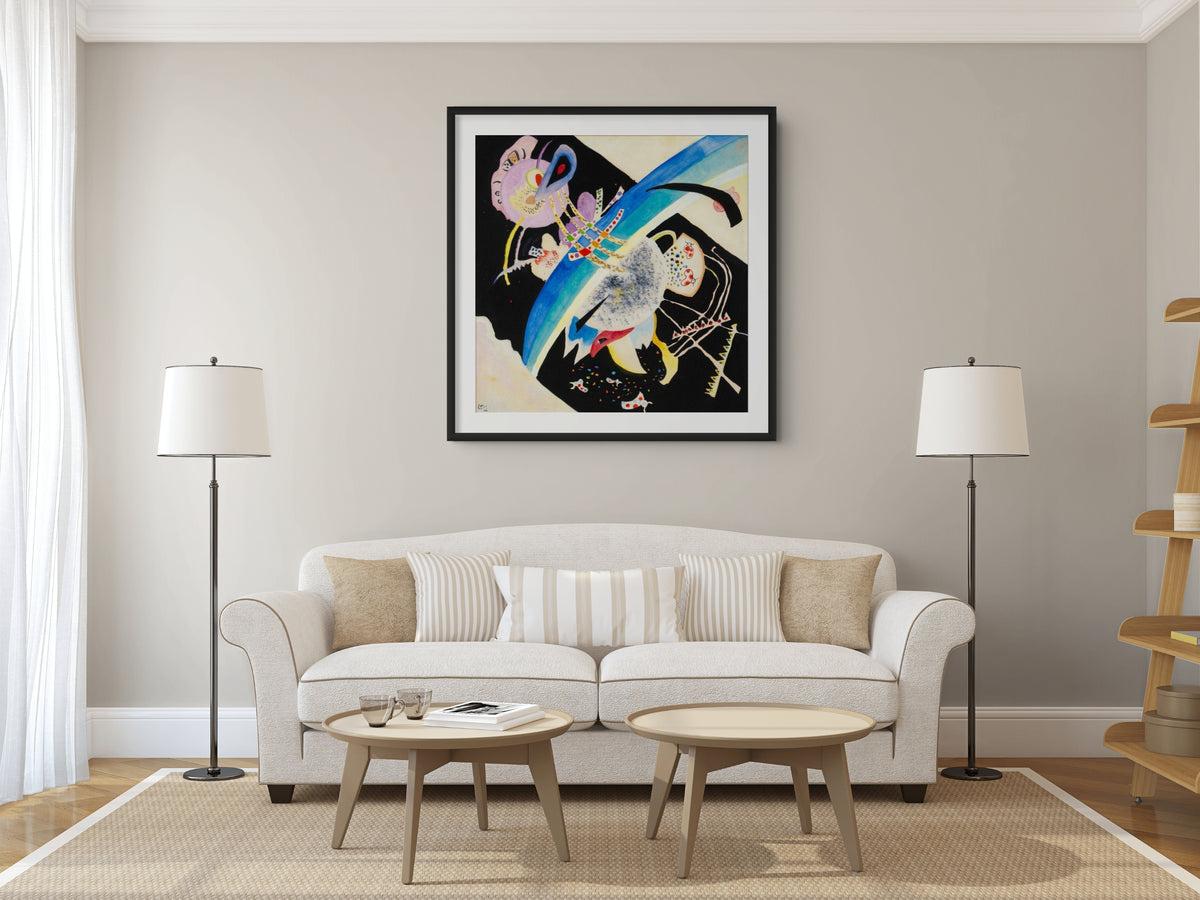 Couple à cheval - Vassily Kandinsky - Toile premium 430g (qualité galerie)