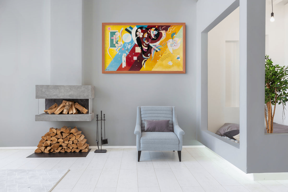 Couple à cheval - Vassily Kandinsky - Toile premium 430g (qualité galerie)