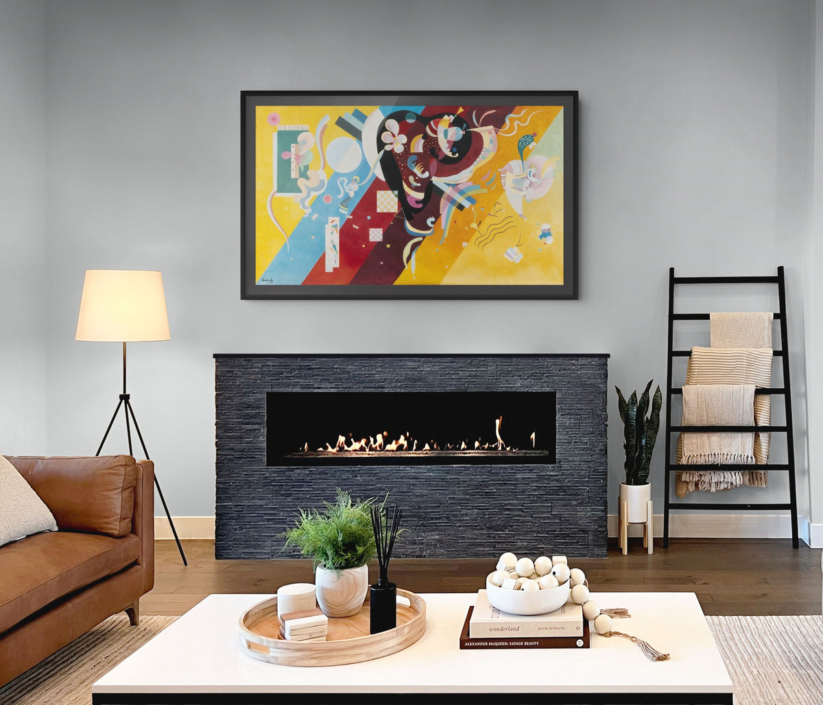 Couple à cheval - Vassily Kandinsky - Toile premium 430g (qualité galerie)