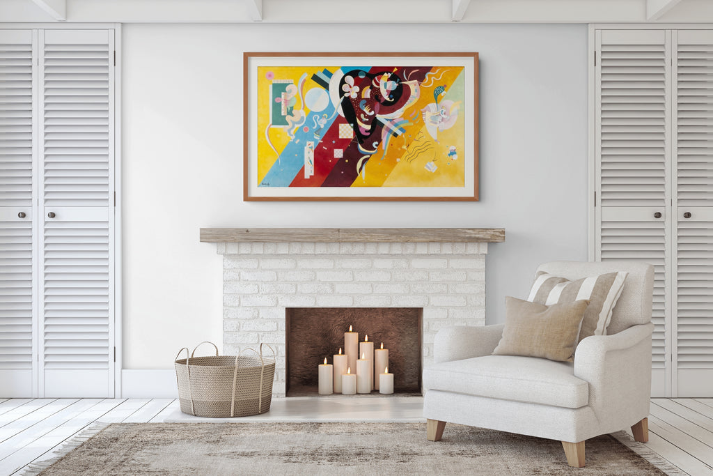 Couple à cheval - Vassily Kandinsky - Toile premium 430g (qualité galerie)