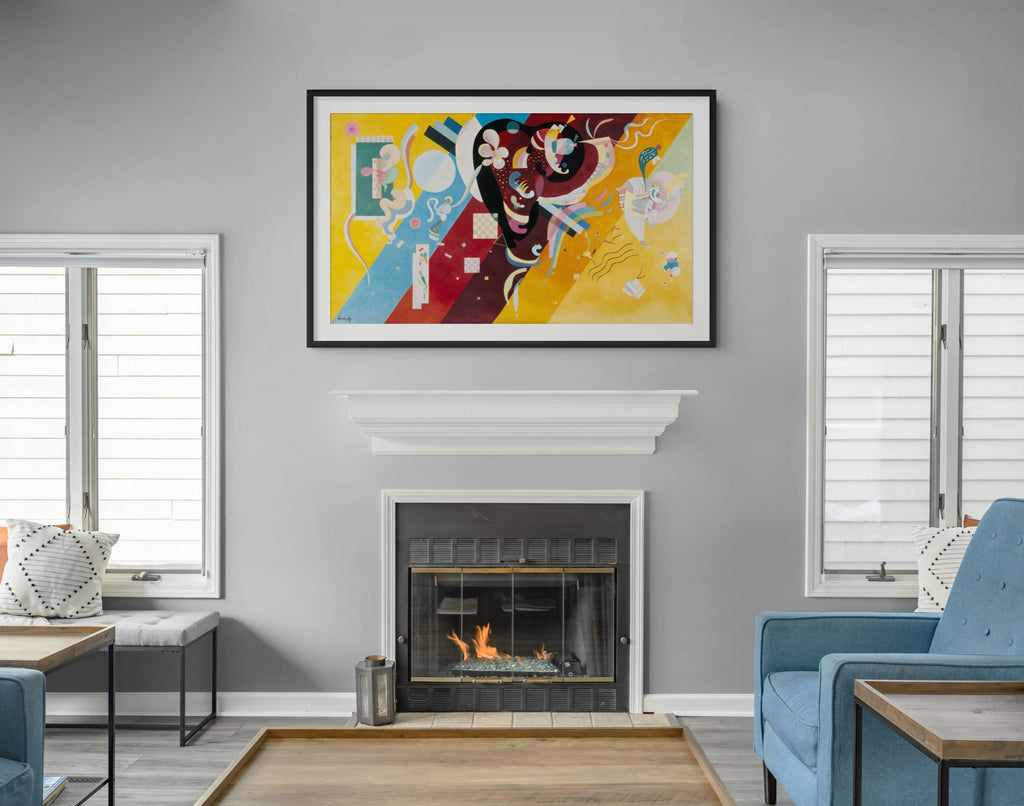 Couple à cheval - Vassily Kandinsky - Toile premium 430g (qualité galerie)