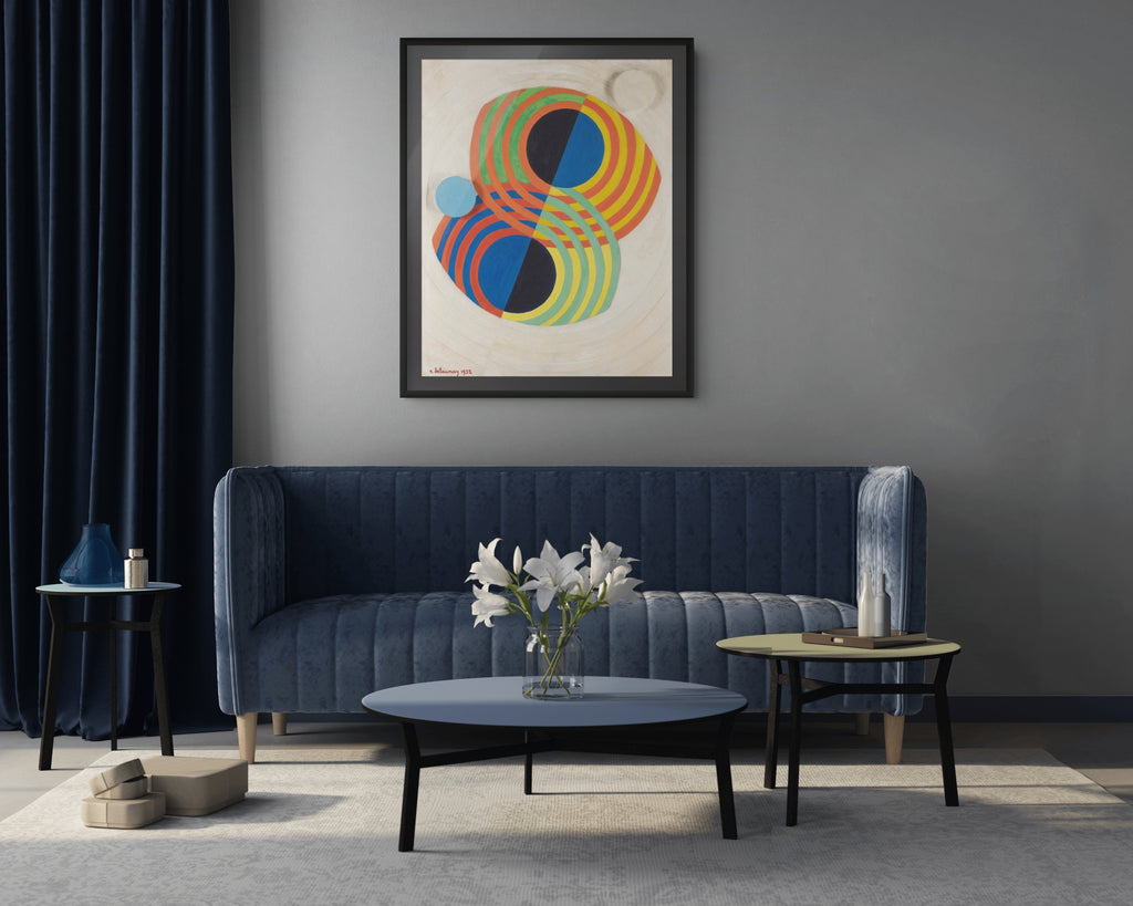 Simultaneous Windows - Robert Delaunay - Premium 430g Canvas (gallery quality)