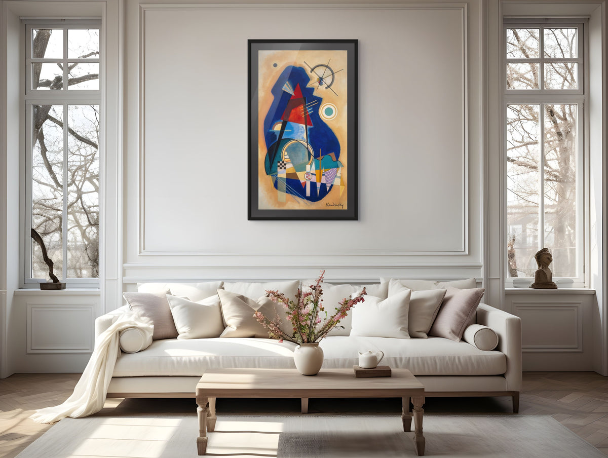 Couple on Horseback - Wassily Kandinsky - Premium 430g canvas (gallery quality)