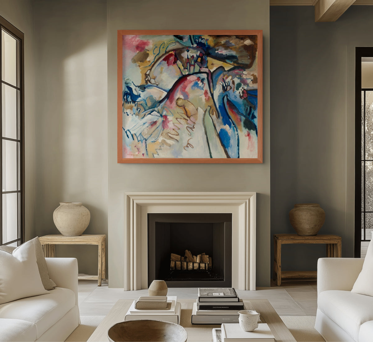 Couple à cheval - Vassily Kandinsky - Toile premium 430g (qualité galerie)