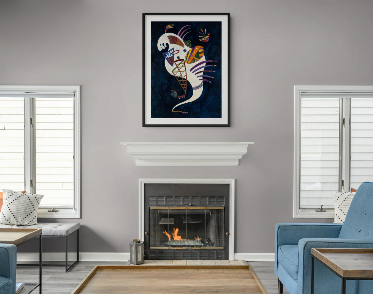 Couple à cheval - Vassily Kandinsky - Toile premium 430g (qualité galerie)