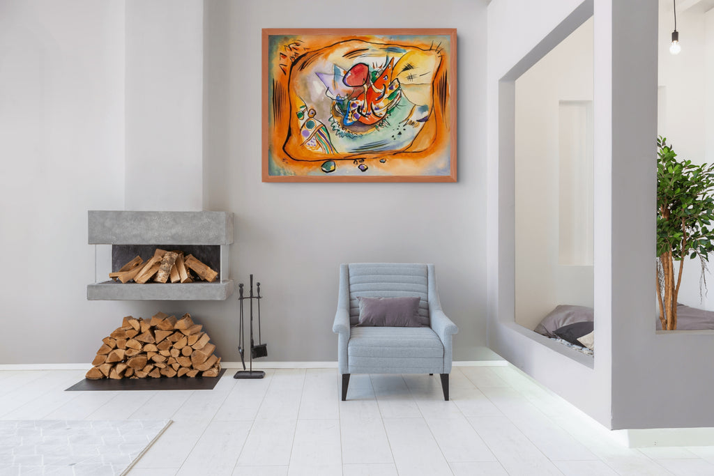 Couple on Horseback - Wassily Kandinsky - Premium 430g canvas (gallery quality)