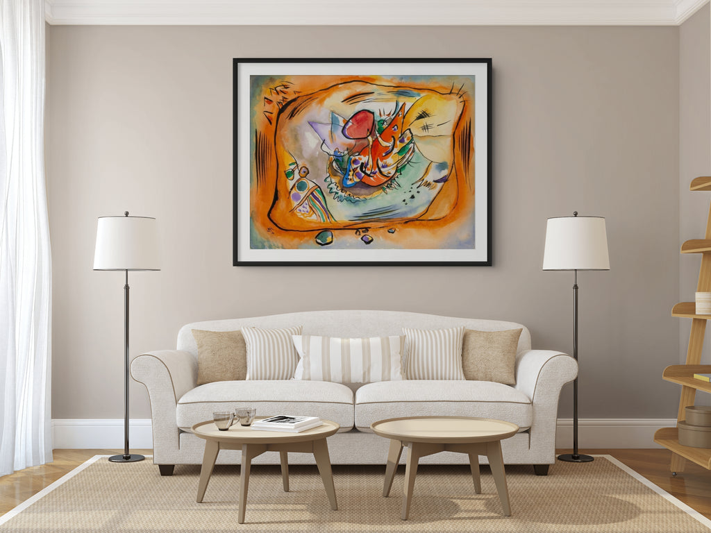 Couple on Horseback - Wassily Kandinsky - Premium 430g canvas (gallery quality)