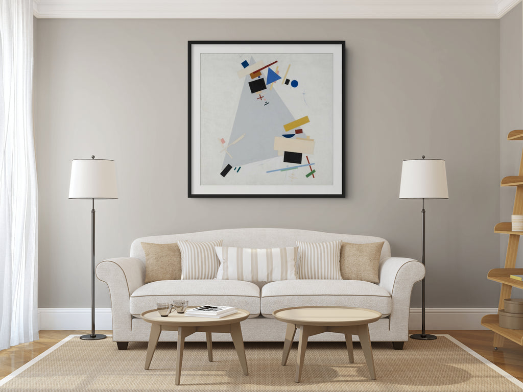 Suprematismo dinámico n.º 57 - Kazimir Malévich - Lienzo premium 430g (calidad de galeria)