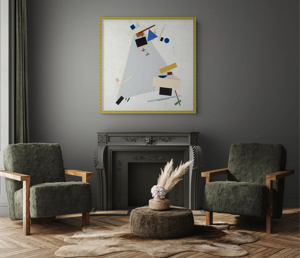 Suprematismo dinámico n.º 57 - Kazimir Malévich - Lienzo premium 430g (calidad de galeria)