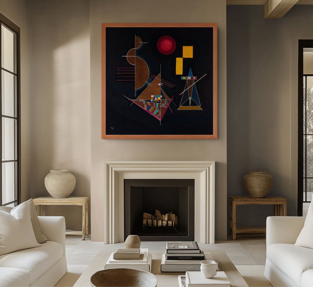 Luz en pesado - Wassily Kandinsky - Lienzo premium 430g (calidad de galeria)