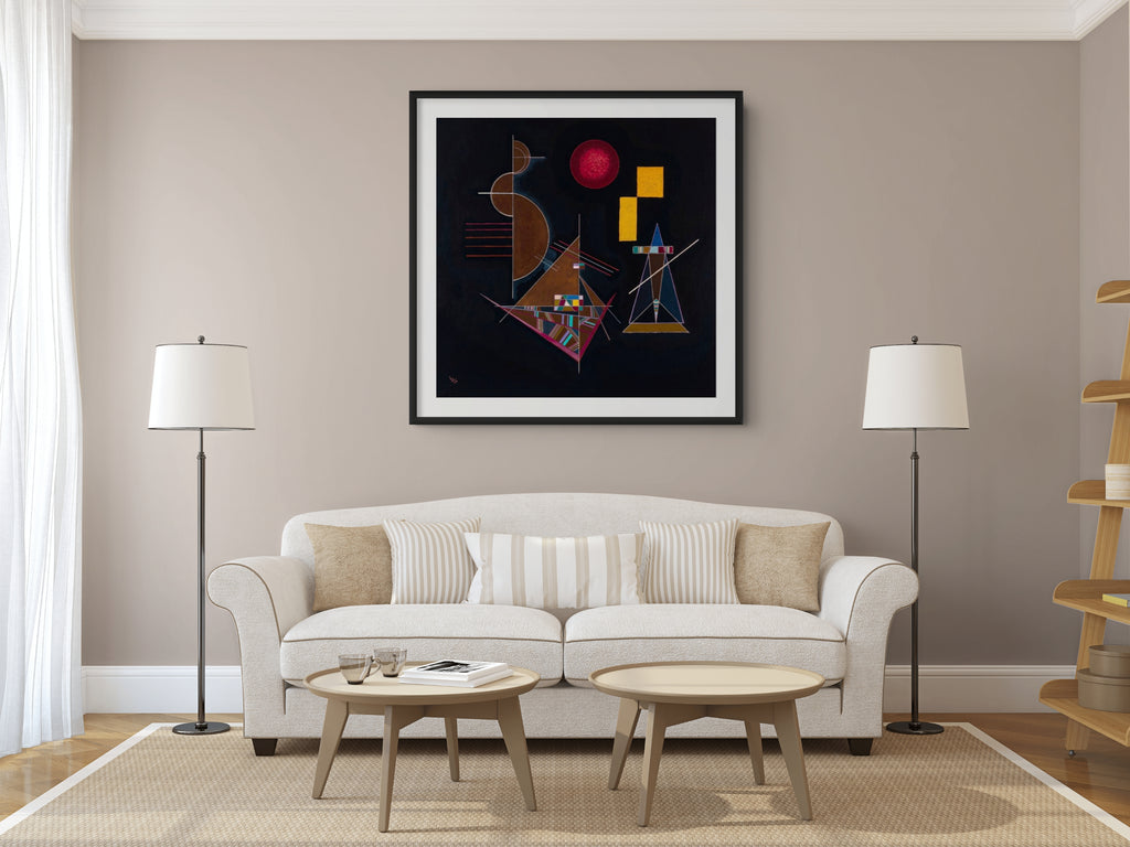 Luz en pesado - Wassily Kandinsky - Lienzo premium 430g (calidad de galeria)
