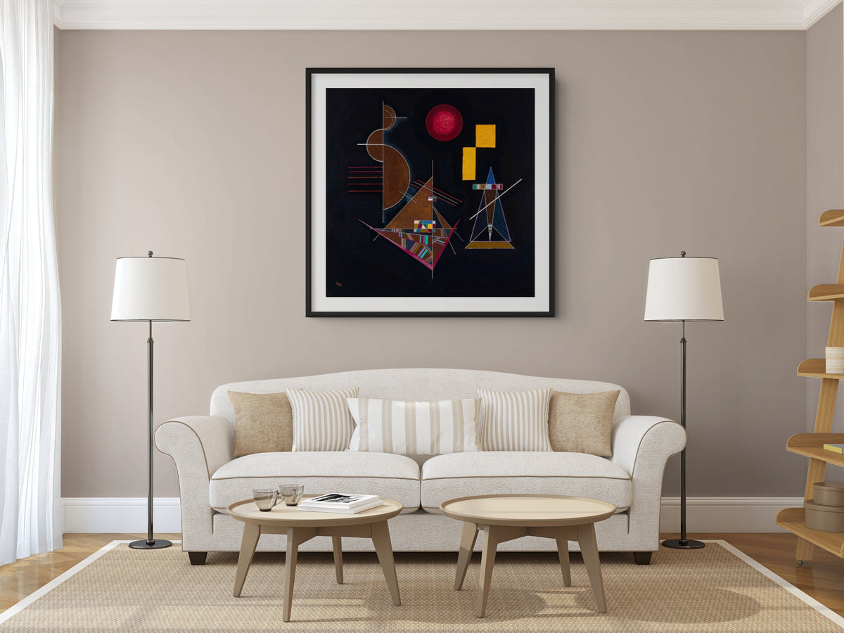 Luz en pesado - Wassily Kandinsky - Lienzo premium 430g (calidad de galeria)