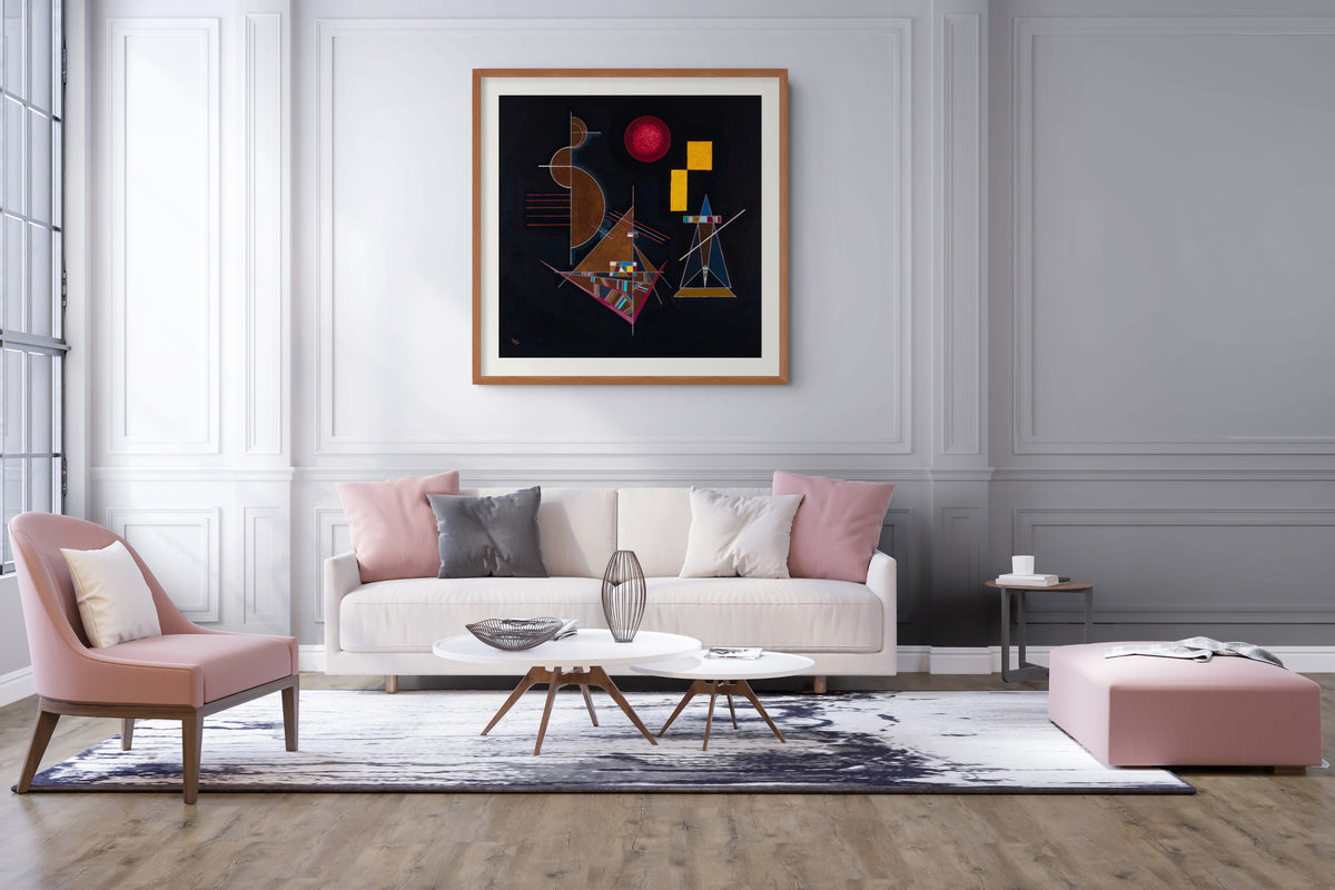 Luz en pesado - Wassily Kandinsky - Lienzo premium 430g (calidad de galeria)
