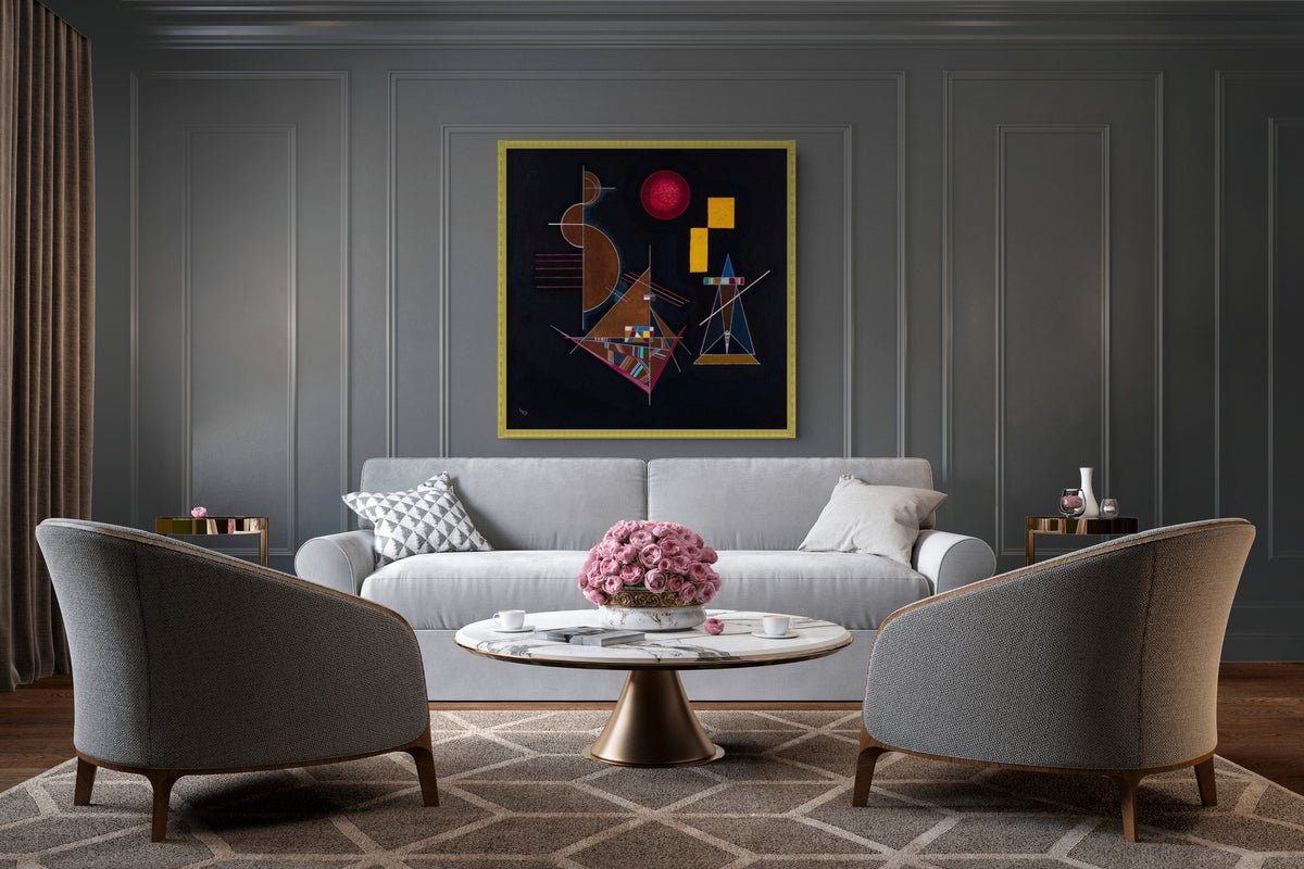Luz en pesado - Wassily Kandinsky - Lienzo premium 430g (calidad de galeria)