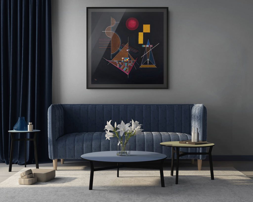 Luz en pesado - Wassily Kandinsky - Lienzo premium 430g (calidad de galeria)