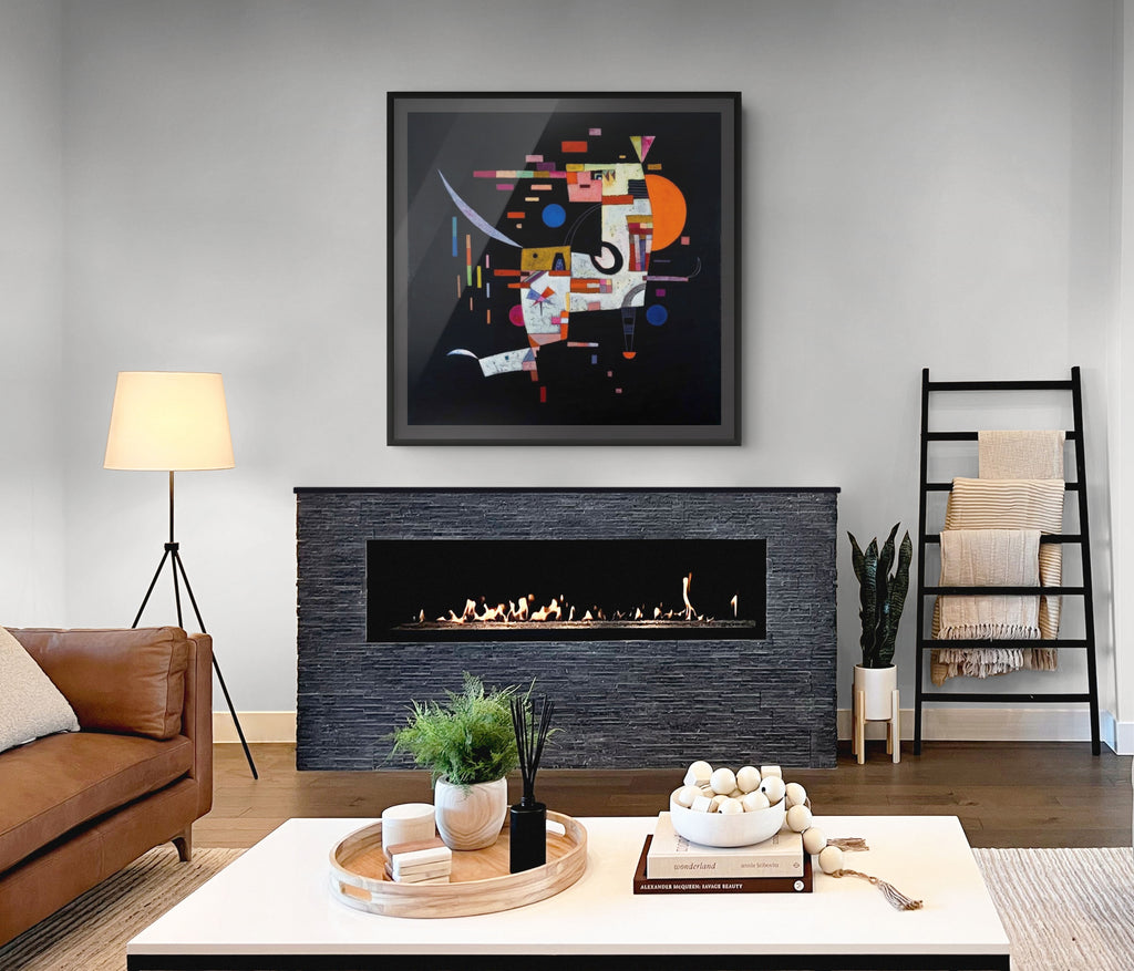 Rigidez suave - Wassily Kandinsky - Lienzo premium 430g (calidad de galeria)