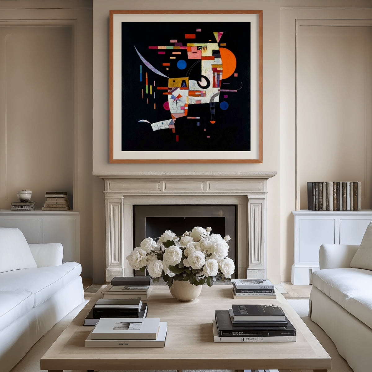 Rigidez suave - Wassily Kandinsky - Lienzo premium 430g (calidad de galeria)