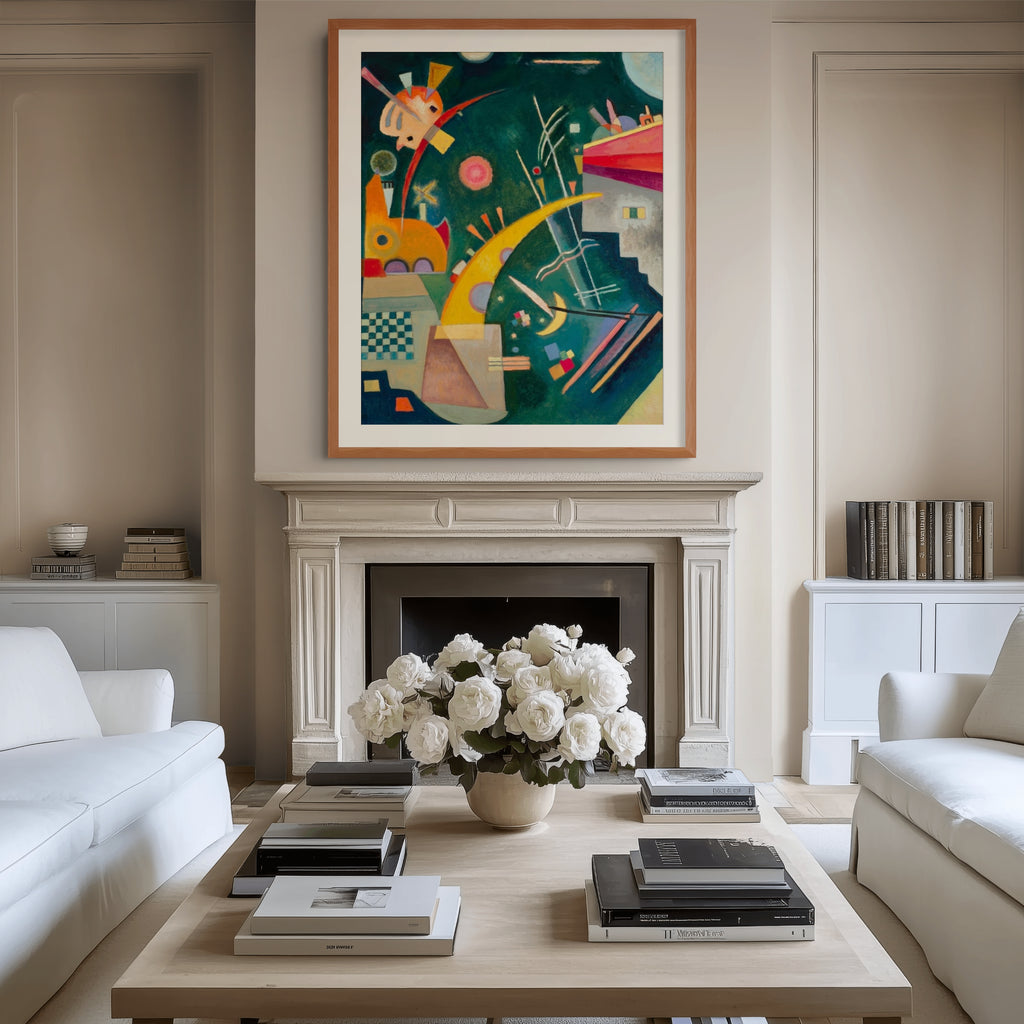 Forma de cuerno - Wassily Kandinsky - Lienzo premium 430g (calidad de galeria)