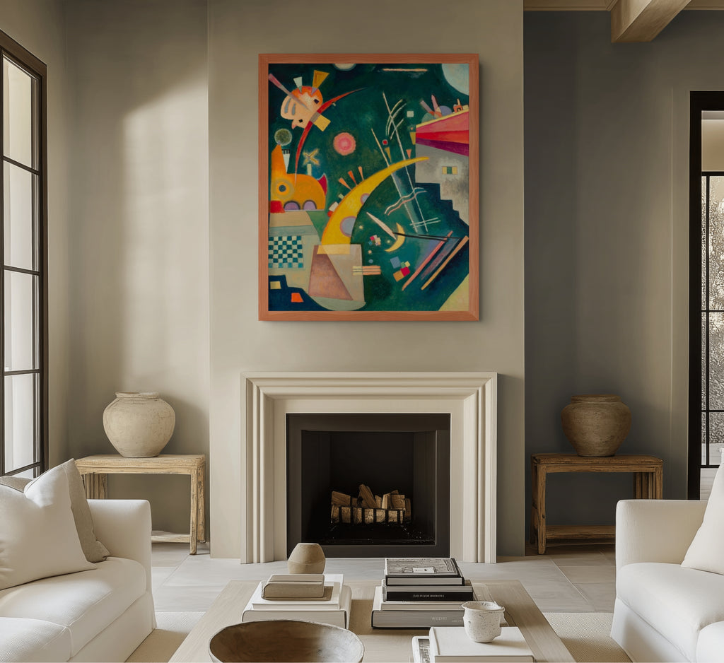 Forma de cuerno - Wassily Kandinsky - Lienzo premium 430g (calidad de galeria)