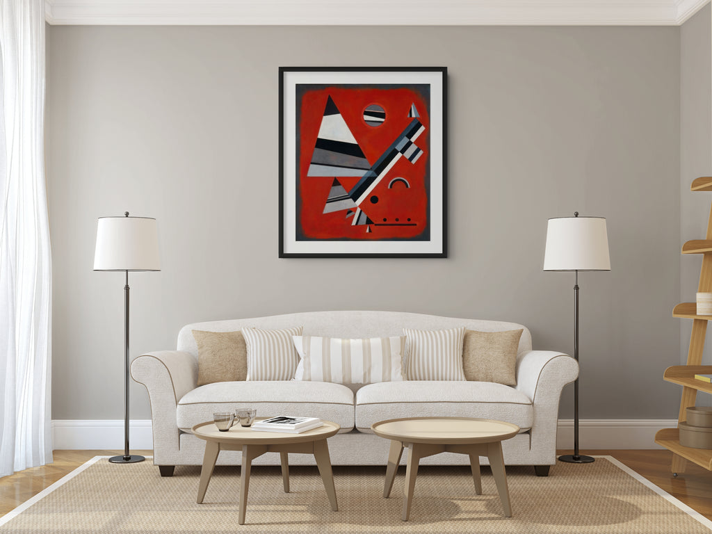 Gris - Wassily Kandinsky - Lienzo premium 430g (calidad de galeria)