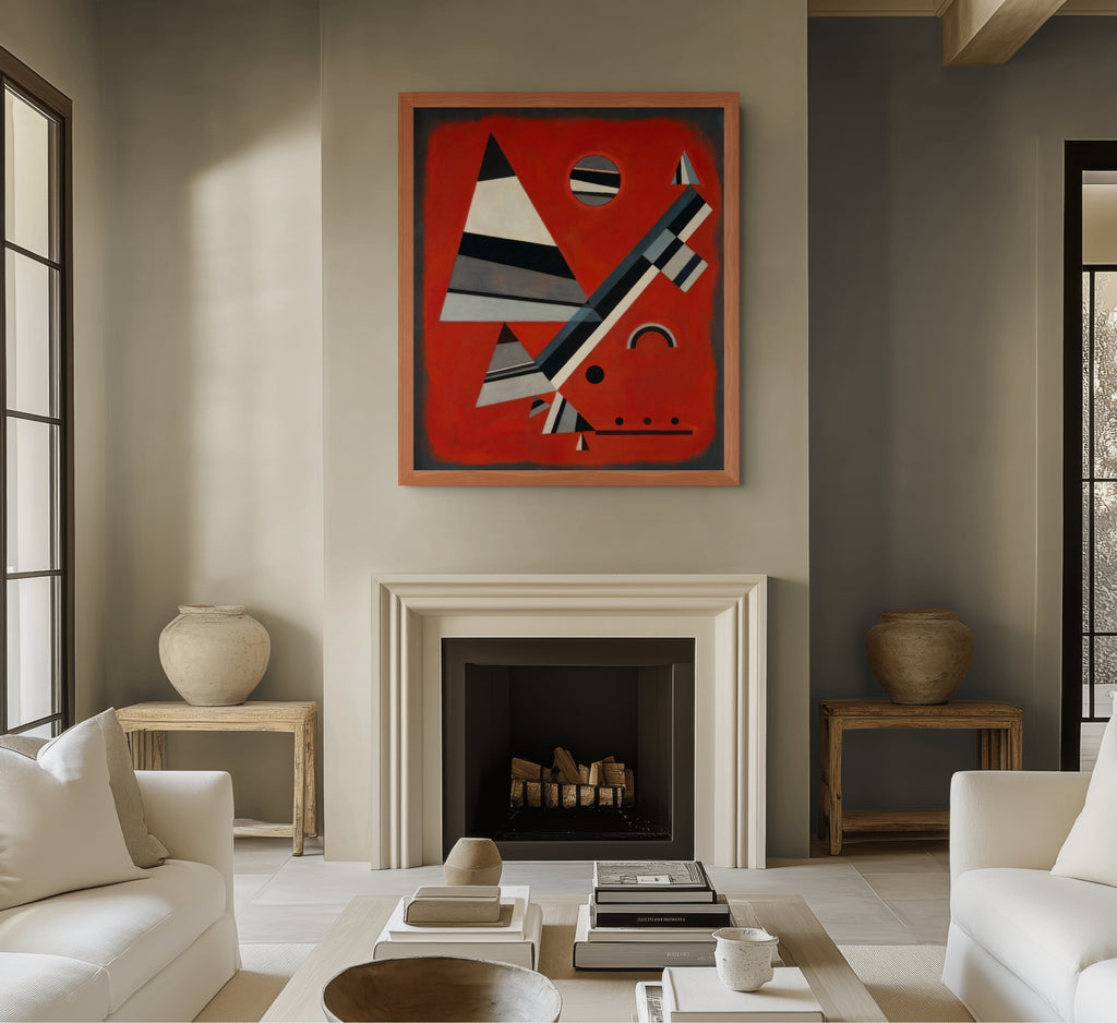 Gris - Wassily Kandinsky - Lienzo premium 430g (calidad de galeria)