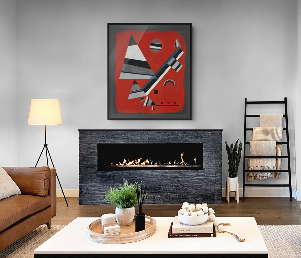 Gris - Wassily Kandinsky - Lienzo premium 430g (calidad de galeria)