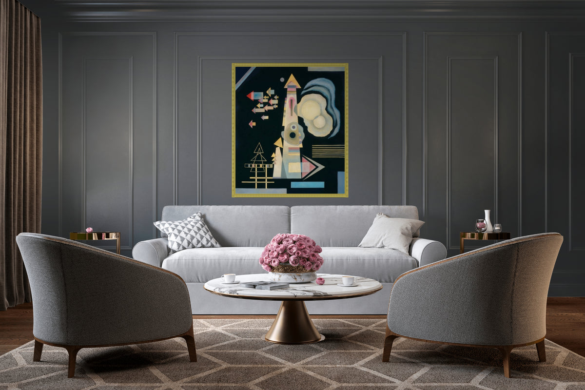 Couple à cheval - Vassily Kandinsky - Toile premium 430g (qualité galerie)