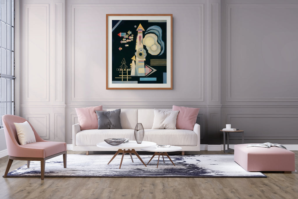 Couple à cheval - Vassily Kandinsky - Toile premium 430g (qualité galerie)