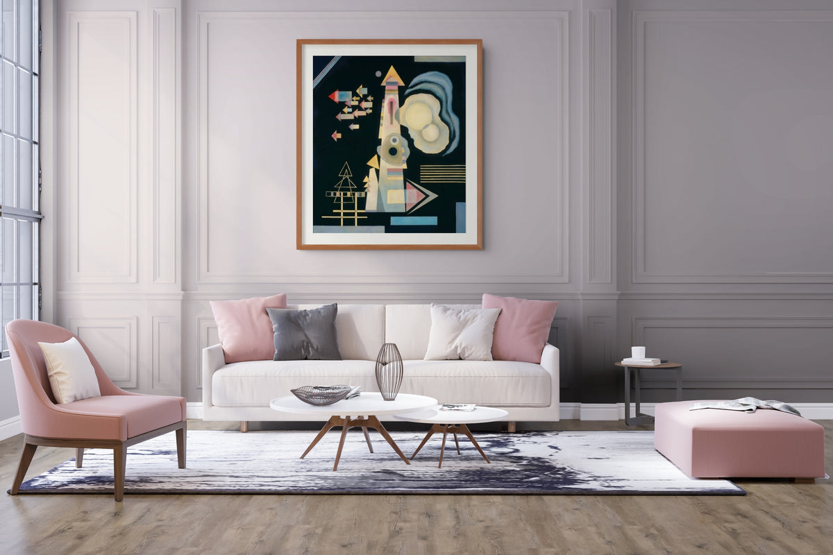 Couple à cheval - Vassily Kandinsky - Toile premium 430g (qualité galerie)