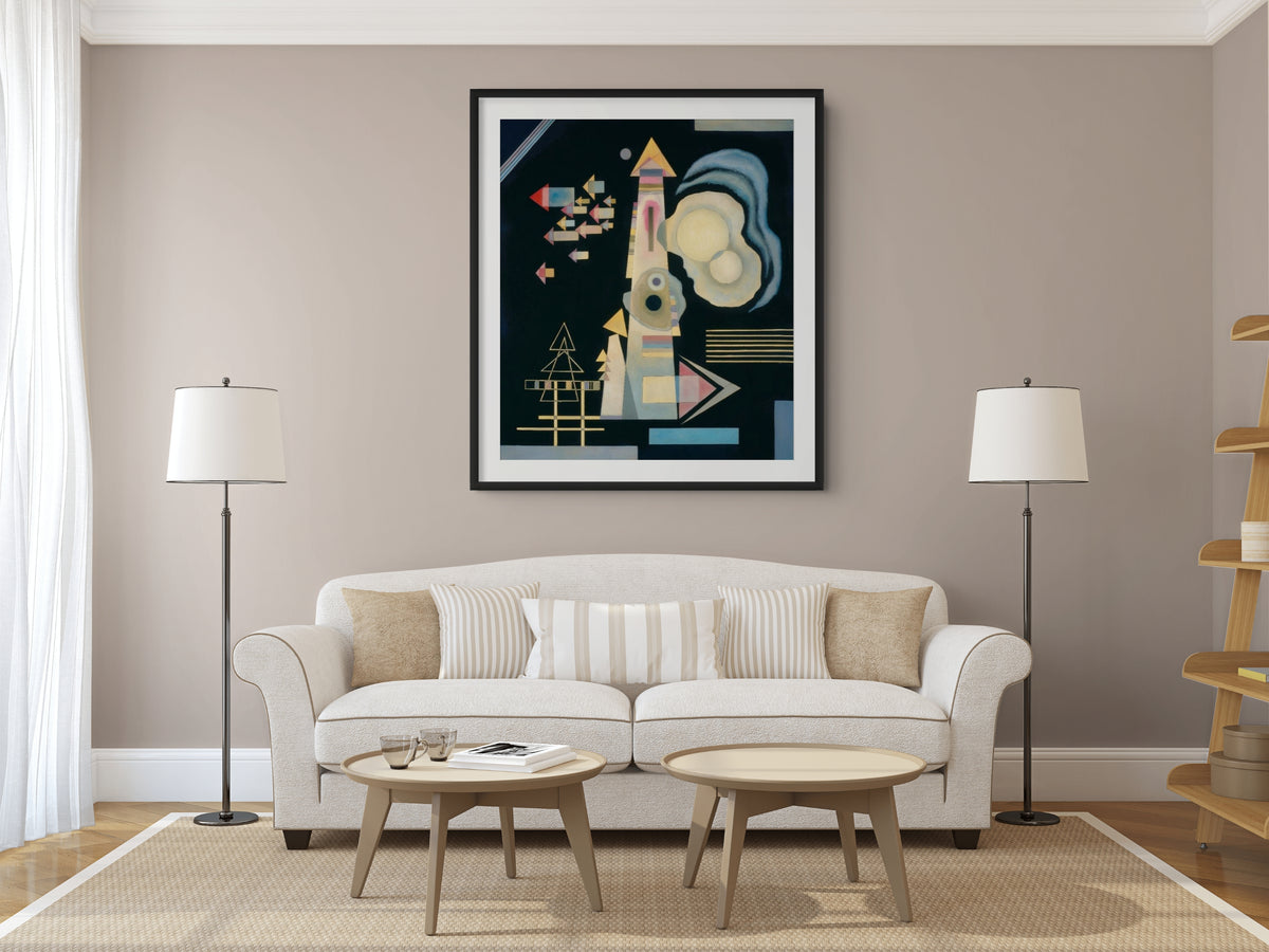 Couple à cheval - Vassily Kandinsky - Toile premium 430g (qualité galerie)