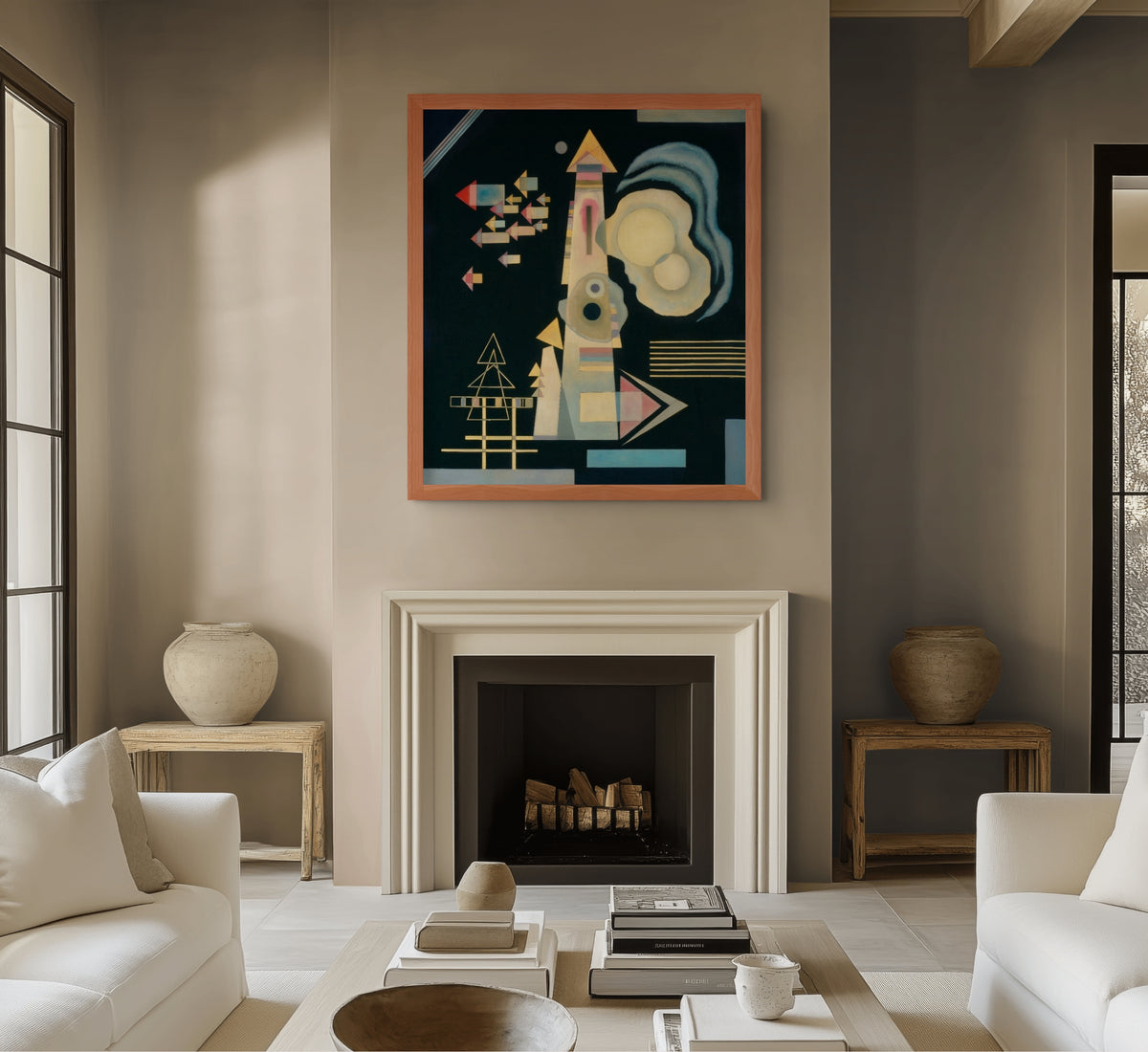 Couple à cheval - Vassily Kandinsky - Toile premium 430g (qualité galerie)