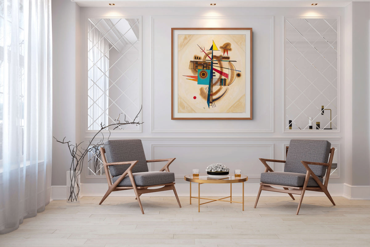 Óvalo No. 2 - Wassily Kandinsky - Lienzo premium 430g (calidad de galeria)