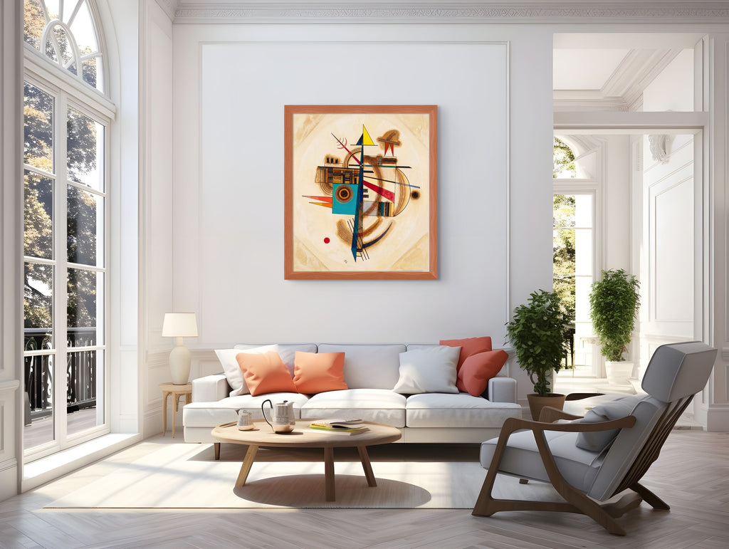 Óvalo No. 2 - Wassily Kandinsky - Lienzo premium 430g (calidad de galeria)