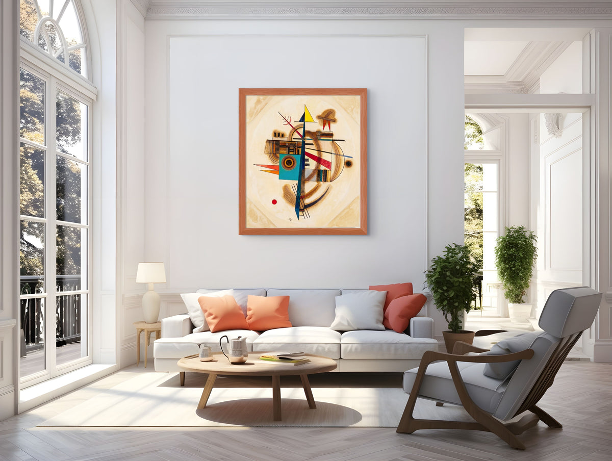 Óvalo No. 2 - Wassily Kandinsky - Lienzo premium 430g (calidad de galeria)