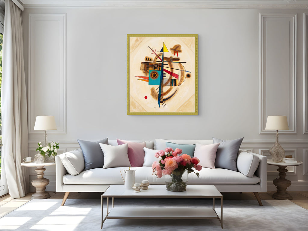 Óvalo No. 2 - Wassily Kandinsky - Lienzo premium 430g (calidad de galeria)
