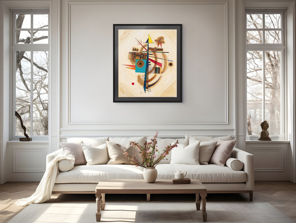 Óvalo No. 2 - Wassily Kandinsky - Lienzo premium 430g (calidad de galeria)